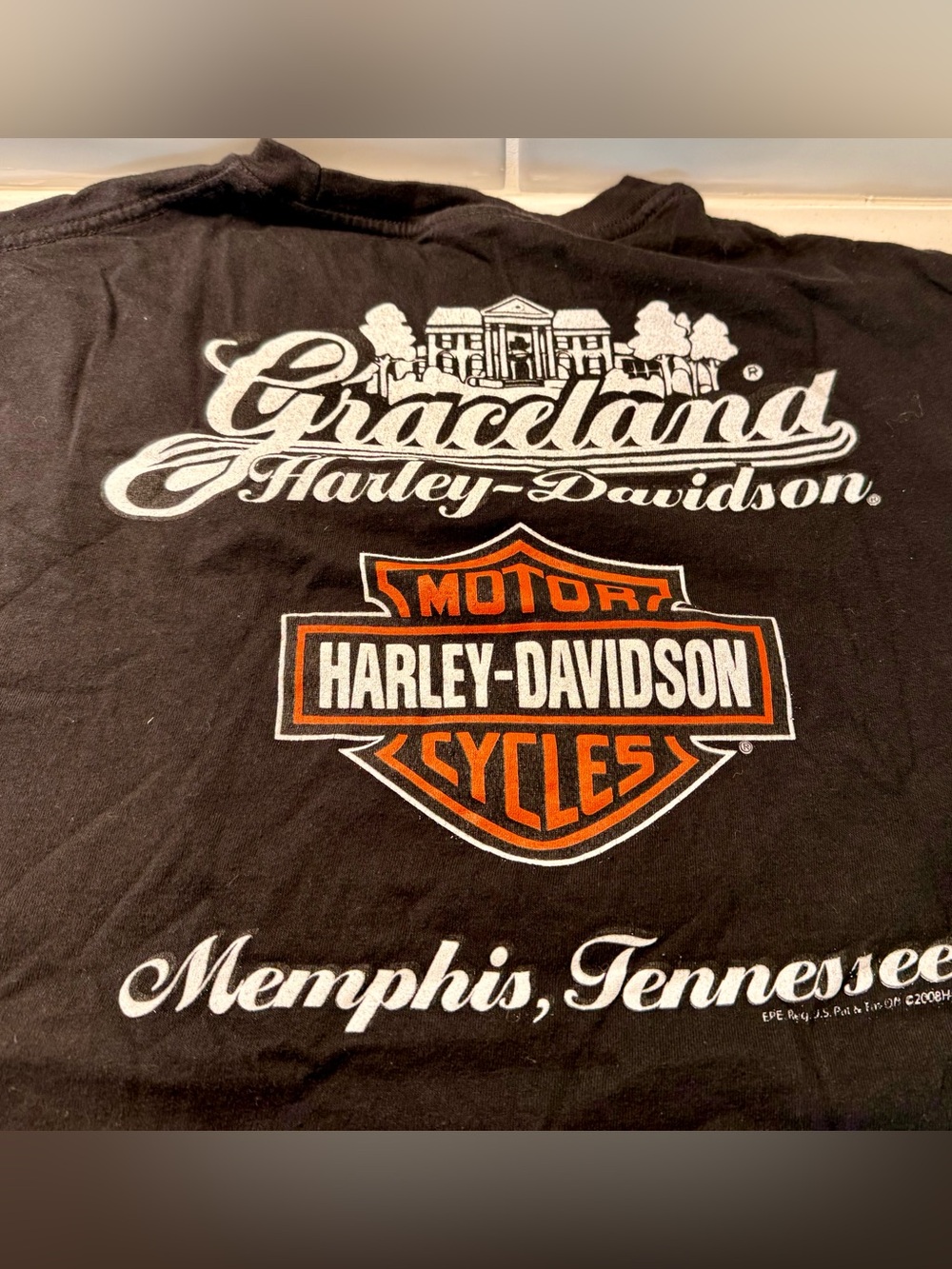 Harley Davidson Shirt from Graceland Dealership - Memphis, TN